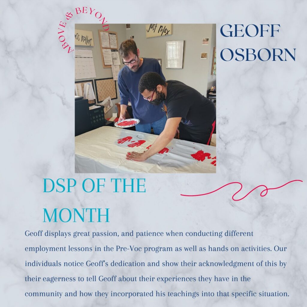 DSP of the Month - Geoff Osborn