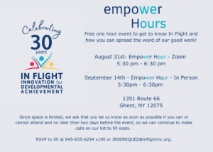 September Empower Hour Invitation