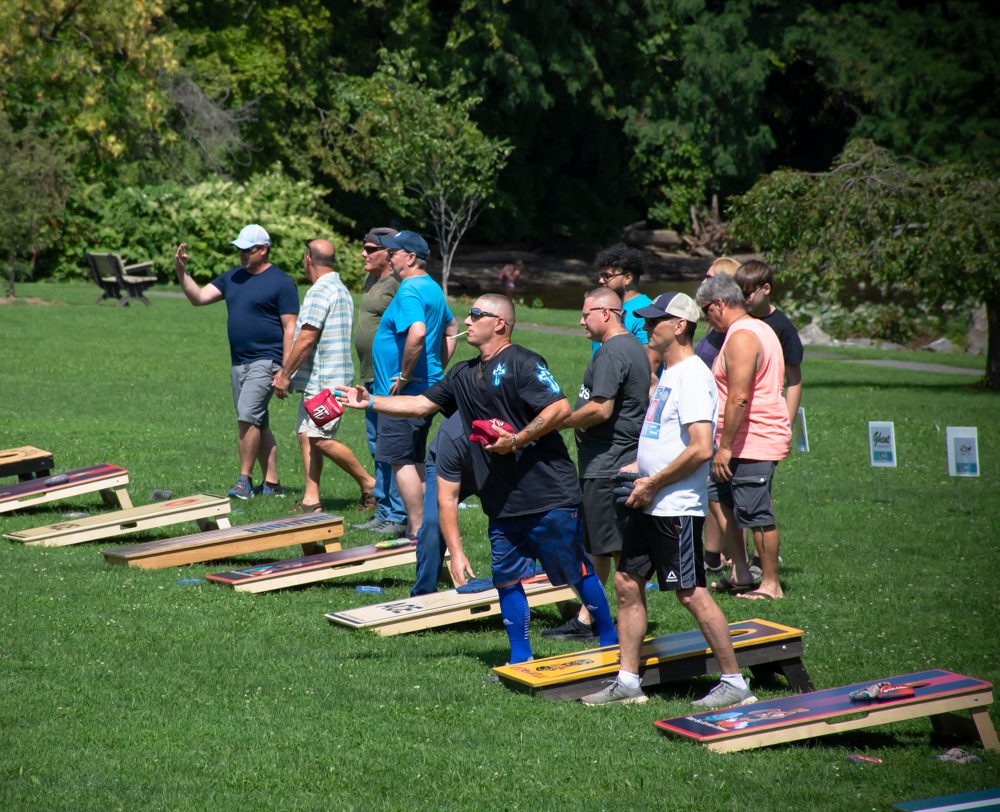 In Flight's Cornhole for a Cause Blind Draw Tournament