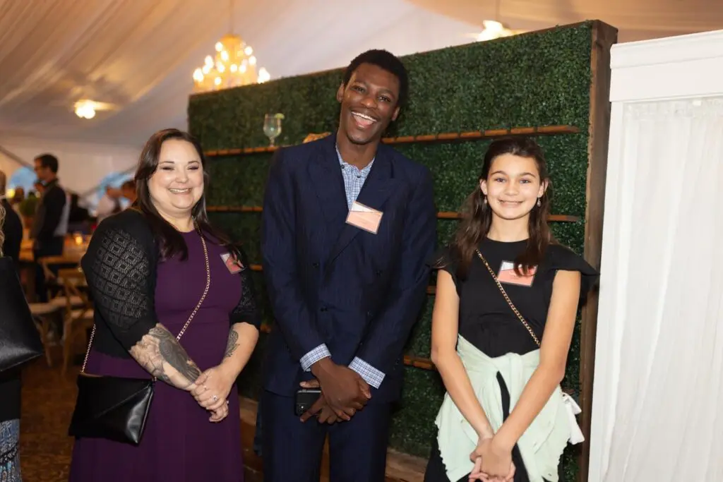 Sarah Green, Trevon, and Serena at the 38th Annual Dutchess County Executive's Art Awards