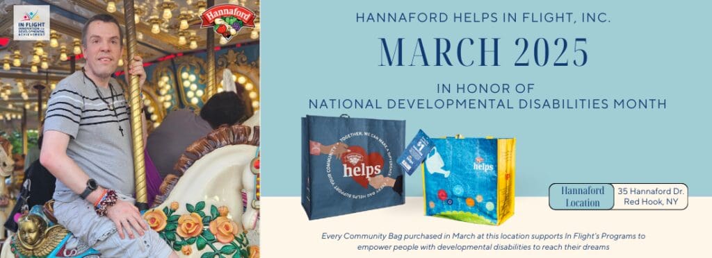 Hannaford Helps Community Bag Program selects In Flight, Inc. for March 2025